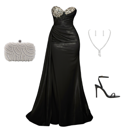 Chantelle fitted gown with strapless sweetheart neckline and sheer beaded bodice – Ever After Bridal Atlanta
